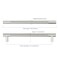 Asidrama 10 Pack 63 Inch160mm Brushed Satin Nickel Cabinet Pulls Knurled Cabinet Handles Cupboard Handles Kitchen Cabinet Hardware for Cupboard Drawer Pulls
