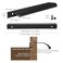 Malimali 5 Pack Black Finger Edge Pulls for Cabinets Wardrobes 787 Drawer Pulls Kitchen Cabinet Handles Modern Aluminum Concealed Tab Pulls for Closet Door Matte Black
