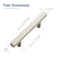 JOY DECOR 30 Pack 3 Inch Brushed Nickel Square Cabinet Handles Stainless Steel Cabinet Hardware Pulls for Kitchen and Drawers with 5 Inch Overall Length