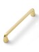 JIASENBAO 5 Pack Gold Cabinet Pulls 5 Hole Center Brushed Brass Drawer Pulls Bathroom Dresser Handles Hardware Zinc Alloy