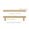 Asidrama 10 Pack 5 Inch128mm Champagne Bronze Cabinet Pulls Knurled Cabinet Handles Cupboard Handles Kitchen Cabinet Hardware for Cupboard Drawer Pulls