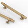 Asidrama 10 Pack 5 Inch128mm Knurled Champagne Bronze Kitchen Cabinet Handles Cabinet Pulls Kitchen Cabinet Hardware Cupboard Handles Drawer Pulls