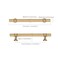 Asidrama 10 Pack 5 Inch128mm Knurled Champagne Bronze Kitchen Cabinet Handles Cabinet Pulls Kitchen Cabinet Hardware Cupboard Handles Drawer Pulls