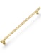 JIASENBAO Brushed Gold Cabinet Pulls 126 Hole Center 5 Pack Hammered Brass Cabinet Handles Decorative Kitchen Drawer Dresser Cupboard Bathroom Vanity Cabinet Hardware Rhombus