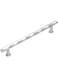 JIASENBAO Brushed Nickel Cabinet Pulls 88 Hole Center 5 Pack Hammered Silver Cabinet Handles Decorative Kitchen Drawer Dresser Cupboard Bathroom Vanity Cabinet Hardware Rhombus