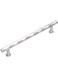 JIASENBAO Brushed Nickel Cabinet Pulls 88 Hole Center 5 Pack Hammered Silver Cabinet Handles Decorative Kitchen Drawer Dresser Cupboard Bathroom Vanity Cabinet Hardware Rhombus