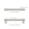 Asidrama 10 Pack 5 Inch128mm Brushed Satin Nickel Cabinet pulls Kitchen Cabinet Handles Cabinet Pulls Kitchen Cabinet Hardware for Cupboard Drawer Pulls