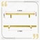 SANATO 6 Inch 4 Inch Hole Center Gold Cabnet Pulls Kitchen Cabinet Handles Made of Stainless Steel Ideal for Cabnet Drawer Cupboard 12 pcs