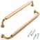 ASKANO 5 Pack 712 Inch Hole Centers Antique Brass Cabinet Pulls Vintage Brass Cabinet Handles Brass Kitchen Hardware for Cabinets ZP2302 Drawer Bedroom Dresser Bathroom Vanity Cupboard
