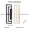 FAYZSOWSR 4PCS Chinese Cabinet Pulls Copper Color Brushed Pair of Cabinet Door Pulls Black Hollow Pulls for Drawers Kitchen Cabinet Closet Black