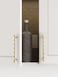 JIASENBAO Brushed Gold Cabinet Pulls 756 Hole Center 5 Pack Hammered Brass Cabinet Handles Decorative Kitchen Drawer Dresser Cupboard Bathroom Vanity Cabinet Hardware Rhombus