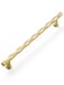 JIASENBAO Brushed Gold Cabinet Pulls 756 Hole Center 5 Pack Hammered Brass Cabinet Handles Decorative Kitchen Drawer Dresser Cupboard Bathroom Vanity Cabinet Hardware Rhombus