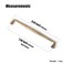 Goo-Ki GooKi Solid Brass Antique Brushed Brass Cabinet Handles 756192mm Hole Center Affordable Luxury Cabinet Pull Hardware for Bedroom Kitchen 2 Pack
