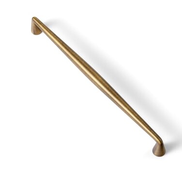 Goo-Ki GooKi Solid Brass Antique Brushed Brass Cabinet Handles 756192mm Hole Center Affordable Luxury Cabinet Pull Hardware for Bedroom Kitchen 2 Pack