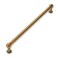 CABDM 1 Pack Appliance Pull 18 Inch Solid Kitchen Cabinet Handles Antique Brass Cabinet Pulls Vintage Drawer Pulls Cabinet Hardware Kitchen Handles for Cabinets Cupboard Handles