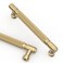 Asidrama 10 Pack 5 Inch128mm Champagne Bronze Cabinet Pulls Knurled Kitchen Cabinet Handles Champagne Gold Cabinet Hardware for Cupboard Drawer Pulls