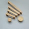 MFYS 6 Pack White Oak Wood Drawer Pulls Handes Rustic Cabinet Pulls Handles Wood Dresser Knob Kitchen Furniture Hardware 6 6516 Hole to Hole