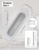 MeBantoo 8 Pack SelfStick Door Handles 4 Inch Aluminum Alloy Self Adhesive Flat Finger Pulls No Drill Cabinet Knobs for Drawer Sliding GlassBarnClosetBalcony Doors 8 White