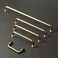 Goo-Ki GooKi 126 cc Champagne Bronze Cabinet Handles Solid Zinc Alloy Drawer Pulls 6 Pack Modern Cabinet Pulls Dresser Handles Kitchen Cabinet Hardware