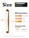 JIASENBAO 5 Pack Antique Brass Cabinet Pulls 63 Hole Center Vintage Drawer Pulls Dresser Handles Hardware Bathroom Zinc Alloy