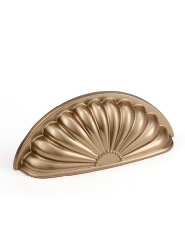 JIASENBAO Champagne Bronze Cabinet Cup Pulls 3 Hole Center 2 Pack Drawer Pulls Kitchen Hardware Cabinet Handles Dresser Handles Knobs