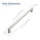 JOY DECOR 30 Pack Cabinet Handles81316 Inch Brushed Nickel Cabinet PullsKitchen Cabinet Handles Square Drawer Pulls Stainless Steel Drawer Hardware Handles 224mm Hole Centers