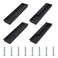MOROBOR Aluminum Alloy Flush Pull Handles 4pcs Embedded Sliding Door Handle 795 Modern Simple Door Pull Handle for Sliding Barn Drawer Cupboard WardrobeMatte Black