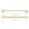 Asidrama 10 Pack 10 Inch254mm Champagne Bronze Cabinet pulls Kitchen Cabinet Handles Kitchen Cabinet Hardware for Cupboard Drawer Pulls