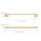 Asidrama 20 Pack 10 Inch254mm Brushed Gold Cabinet Pulls Kitchen Cabinet Handles Gold Cabinet Pulls Cabinet Hardware for Cupboard Drawer