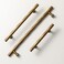 Goo-Ki GooKi Rhombus Cabinet Handles Antique Brass Drawer Pulls 504 cc Zinc Alloy Kitchen Cabinet Hardware 6 Pack Vintage Brass Bar Cabinet Pulls