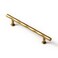 Goo-Ki GooKi Rhombus Cabinet Handles Antique Brass Drawer Pulls 504 cc Zinc Alloy Kitchen Cabinet Hardware 6 Pack Vintage Brass Bar Cabinet Pulls