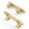 Asidrama 10 Pack 3 Inch76mm Brushed Gold Kitchen Cabinet Handles Cabinet Pulls Kitchen Cabinet Hardware for Cupboard Drawer Pulls