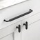 Asidrama 10 Pack 75 Inch192mm Matte Black Kitchen Cabinet Handles Black Cabinet Pulls Cabinet Hardware for Cupboard Drawer