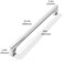 khtumeware Appliance Handle Pull 18 Inch Hole Center 1 PackPolished Chrome Heavy Duty Solid Cabinet PullsKitchen Drawer Handle Hardware for Bathroom Drawer Cabinet Door Cabinet