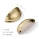 khtumeware 20 Pack 3 Drawer Pulls Champagne Bronze Cabinet Cup Pulls Kitchen Hardware Cabinet Handles Drawer Handles Knobs 3 inch Hole Center