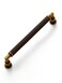JIASENBAO 5 Pack Antique Brass Cabinet Pulls 63 Hole Center Knurled Vintage Drawer Pulls Bathroom Dresser Handles Hardware Bar Zinc Alloy