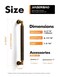 JIASENBAO 5 Pack Antique Brass Cabinet Pulls 63 Hole Center Knurled Vintage Drawer Pulls Bathroom Dresser Handles Hardware Bar Zinc Alloy