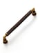 JIASENBAO 5 Pack Antique Brass Cabinet Pulls 63 Hole Center Knurled Vintage Drawer Pulls Bathroom Dresser Handles Hardware Bar Zinc Alloy