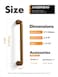 JIASENBAO 10 Pack Antique Brass Cabinet Pulls 5 Hole Center Vintage Drawer Pulls Bathroom Dresser Handles Hardware Zinc Alloy