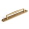 Goo-Ki GooKi Antique Brass Zinc Alloy Cabinet Handle with Backplate 5128mm Hole Center Cabinet Pull Hardware for Bedroom Kitchen 2 Pack6180C