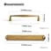 Goo-Ki GooKi Antique Brass Zinc Alloy Cabinet Handle with Backplate 5128mm Hole Center Cabinet Pull Hardware for Bedroom Kitchen 2 Pack6180C