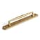 Goo-Ki GooKi Antique Brass Zinc Alloy Cabinet Handle with Backplate 5128mm Hole Center Cabinet Pull Hardware for Bedroom Kitchen 2 Pack6180C