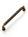 JIASENBAO 10 Pack Antique Brass Cabinet Pulls 63 Hole Center Knurled Vintage Drawer Pulls Bathroom Dresser Handles Hardware Bar Zinc Alloy