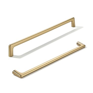 khtumeware 6 Pack Antique Champagne Bronze Cabinet Pulls 12 Inch305mm Hole Centers Satin Brass Cabinet Pulls Kitchen Cabinet Hardware for Cupboard Drawer Handles Dresser Pulls
