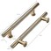 khtumeware 10 Pack 6 Inch152mm Drawer Handles Knurled Antique Champagne Bronze Cabinet Pulls Drawer Pulls Kitchen Hardware Kitchen Handles for Cabinets Cupboard Handles