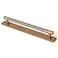 Goo-Ki GooKi 2 Pack Antique Brass Cabinet Pulls with Backplate Zinc Alloy Kitchen Hardware 756 cc Vintage Brass Bar Drawer Pulls Cabinet Handles with Spacer