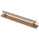 Goo-Ki GooKi 2 Pack Antique Brass Cabinet Pulls with Backplate Zinc Alloy Kitchen Hardware 756 cc Vintage Brass Bar Drawer Pulls Cabinet Handles with Spacer