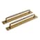 Goo-Ki GooKi 756 cc Antique Brass Cabinet Pulls with BackBase Plate Zinc Alloy Kitchen Hardware 2 Pack Vintage Brass Bar Drawer Pull Cabinet Handles with Spacer