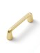 JIASENBAO 10 Pack Gold Cabinet Pulls 3 Hole Center Brushed Brass Drawer Pulls Bathroom Dresser Handles Hardware Zinc Alloy