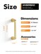 JIASENBAO 10 Pack Gold Cabinet Pulls 3 Hole Center Brushed Brass Drawer Pulls Bathroom Dresser Handles Hardware Zinc Alloy
